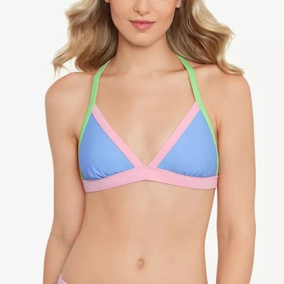 Salt + Cove Contrast Trim Bikini Swim top Medium - Picture 1 of 6